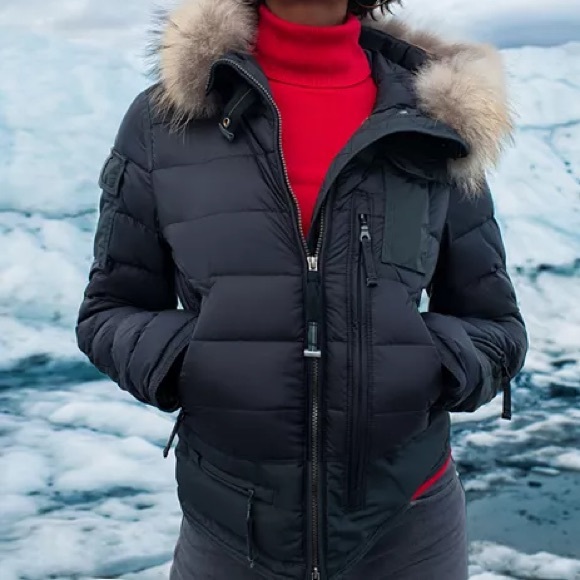 Parajumpers Skimaster Short Down Coat Size M - Picture 8 of 16